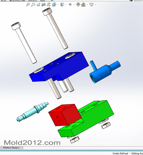 فیلم آموزش طراحی قالب تزریق پلاستیک solidworks